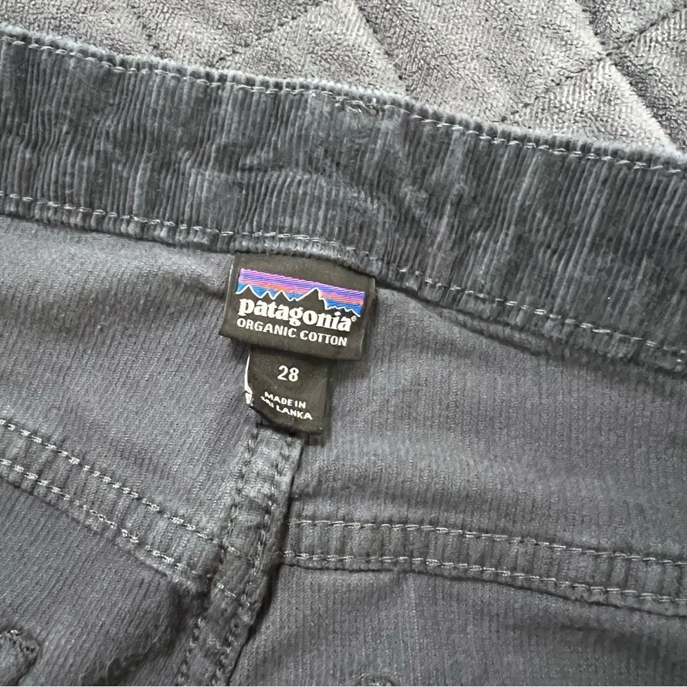Patagonia Corduroy Skinny Pants Women’s size 28 Blue Organic Cotton High Rise HH - Picture 4 of 8